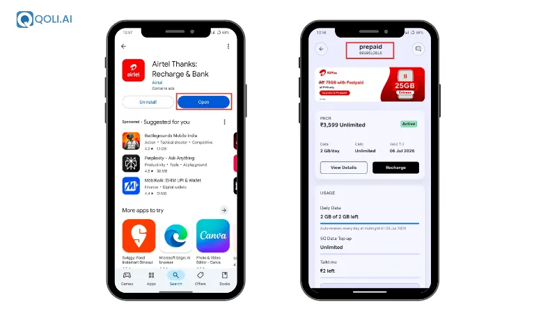 How to check your Airtel mobile number using USSD code on phone screen