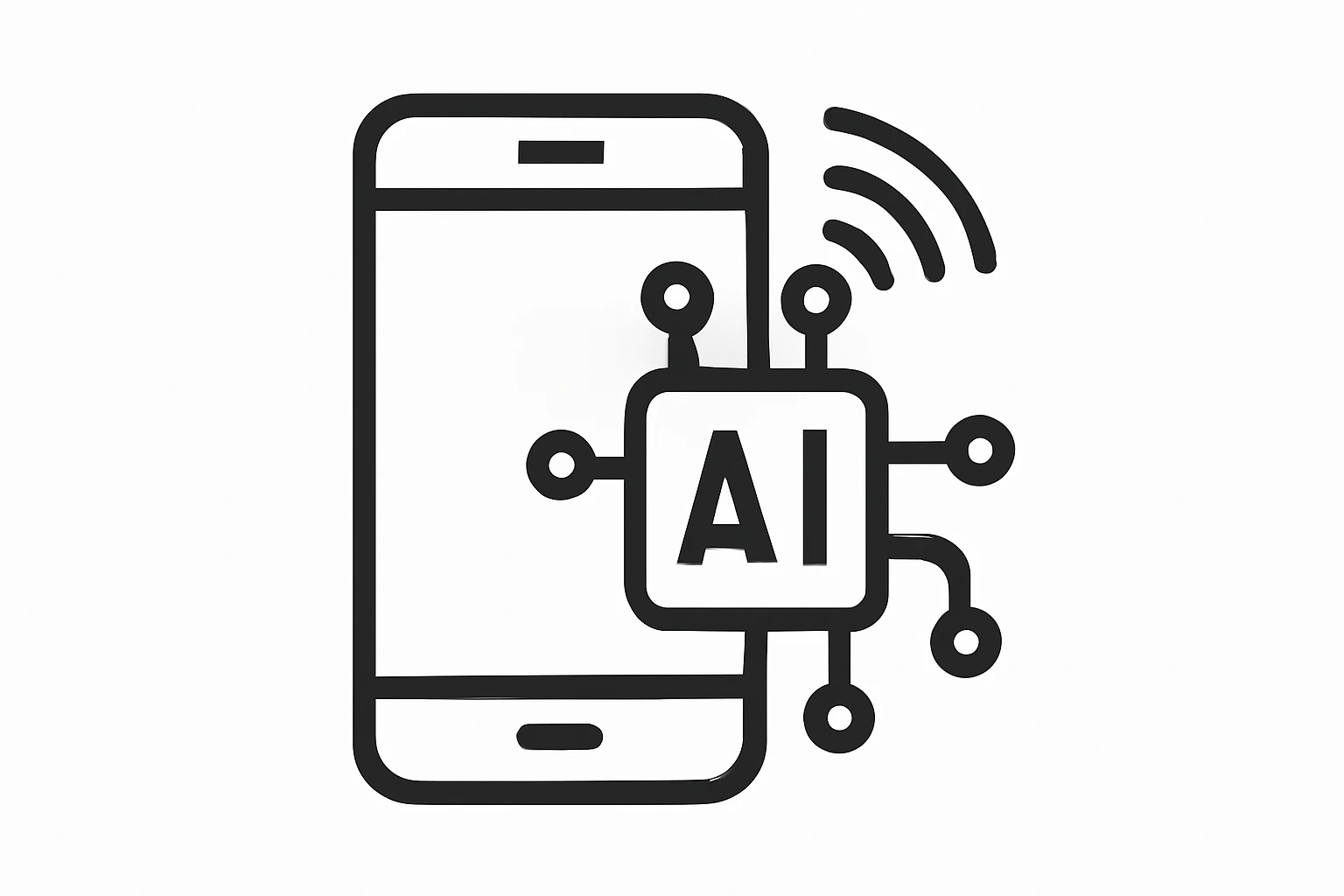 AI Mobile Monitoring Icon