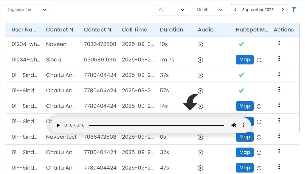 Sales Call Recording