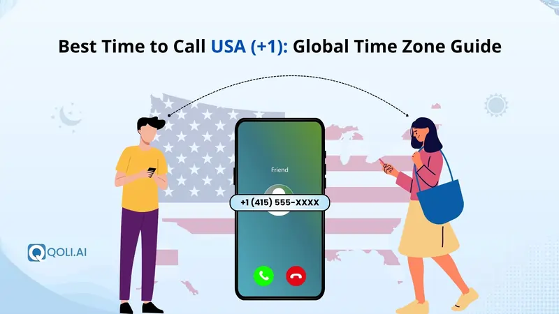The best time to call the USA is between 7 AM and 6 PM local time.