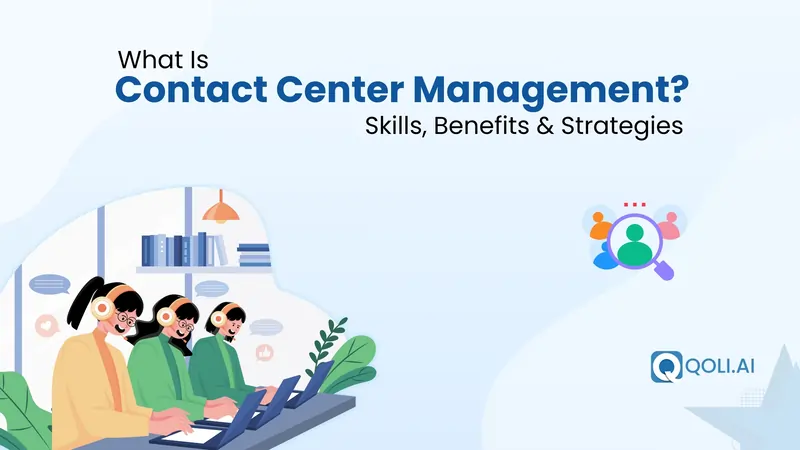 Contact center management software for efficient customer support