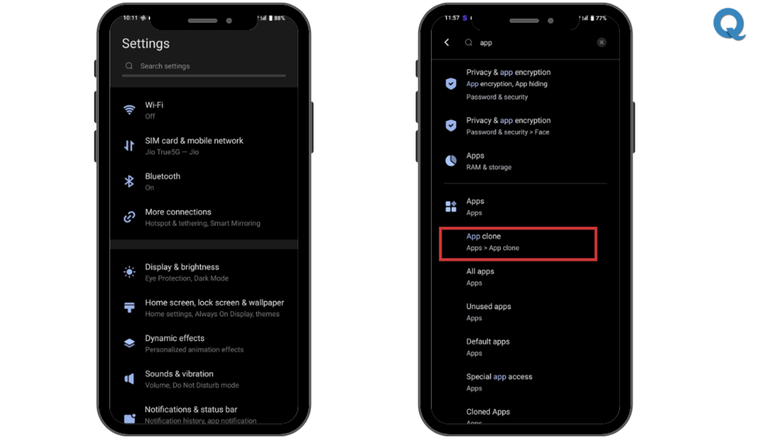 How to clone WhatsApp using dual apps feature