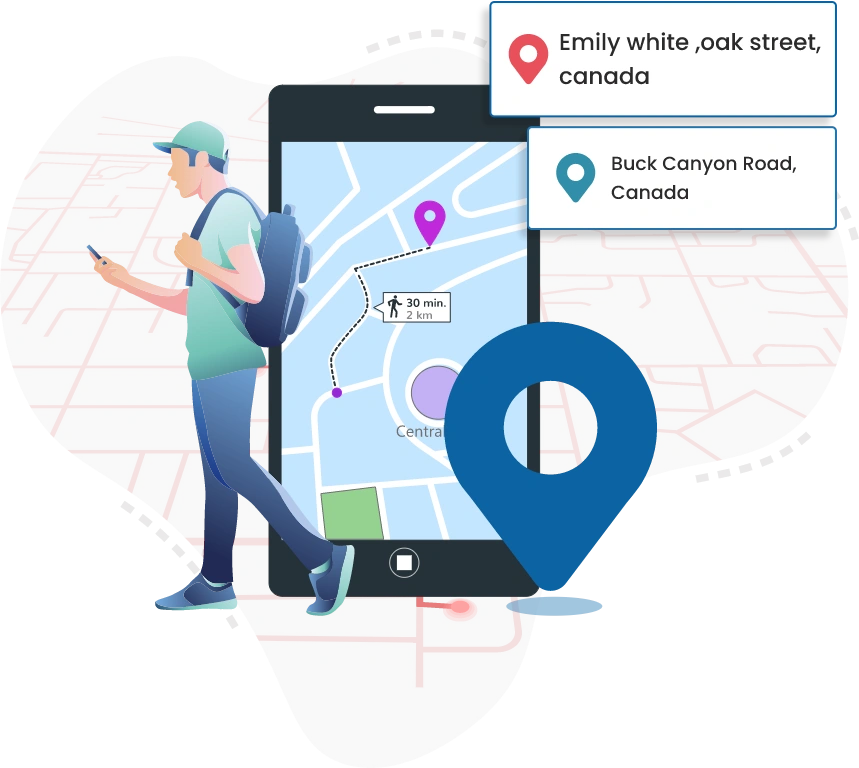 Real-time location tracking